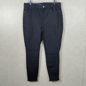 04115 Talbots black High Waist Jegging Ankle jeans 14